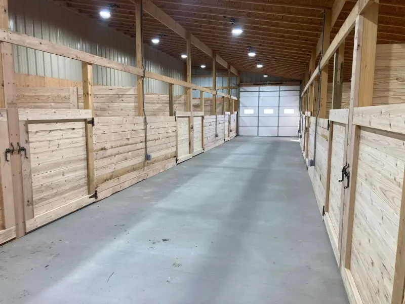 Equestrian facility layout